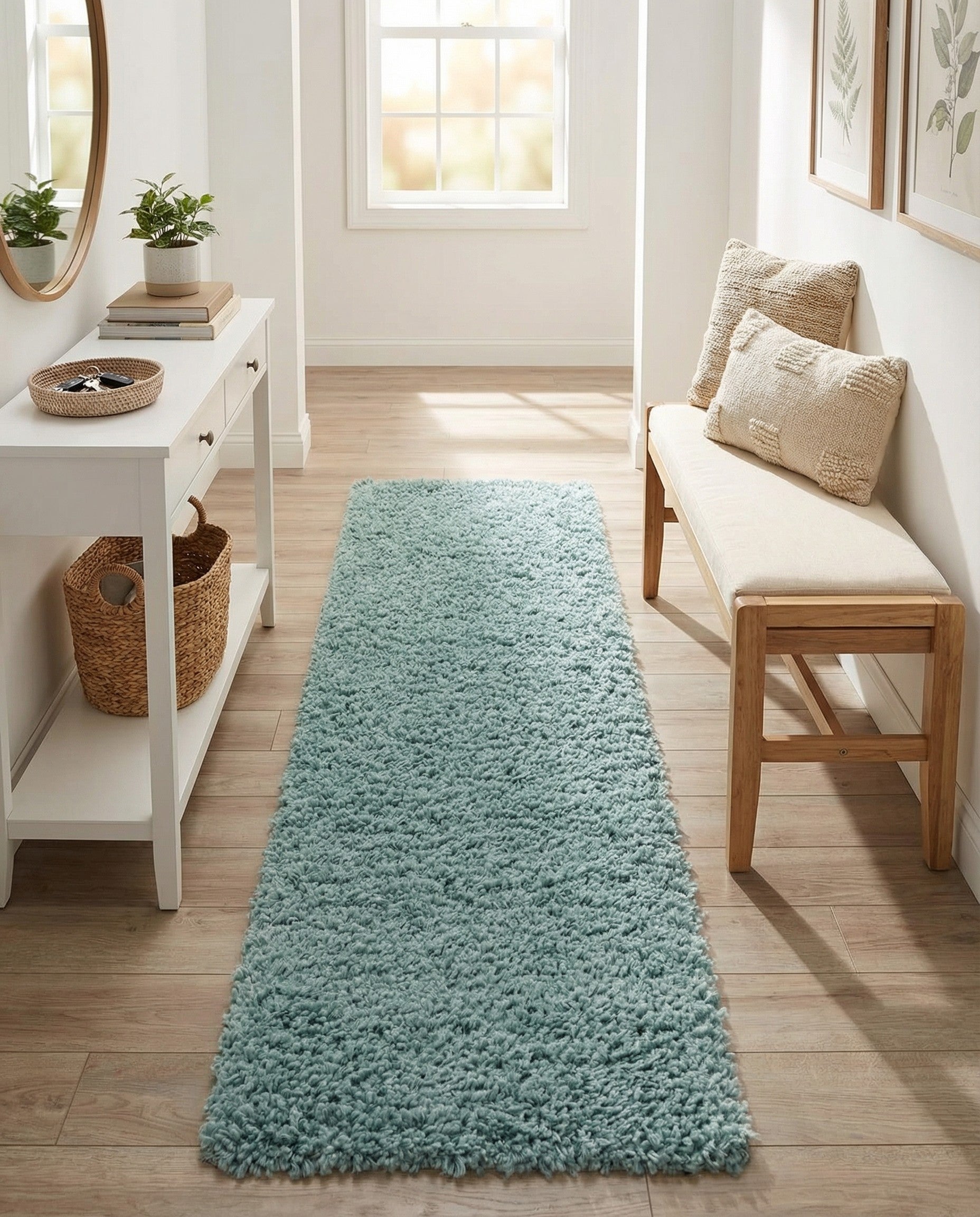  2' x 8' Zermatt Shag Runner Rug