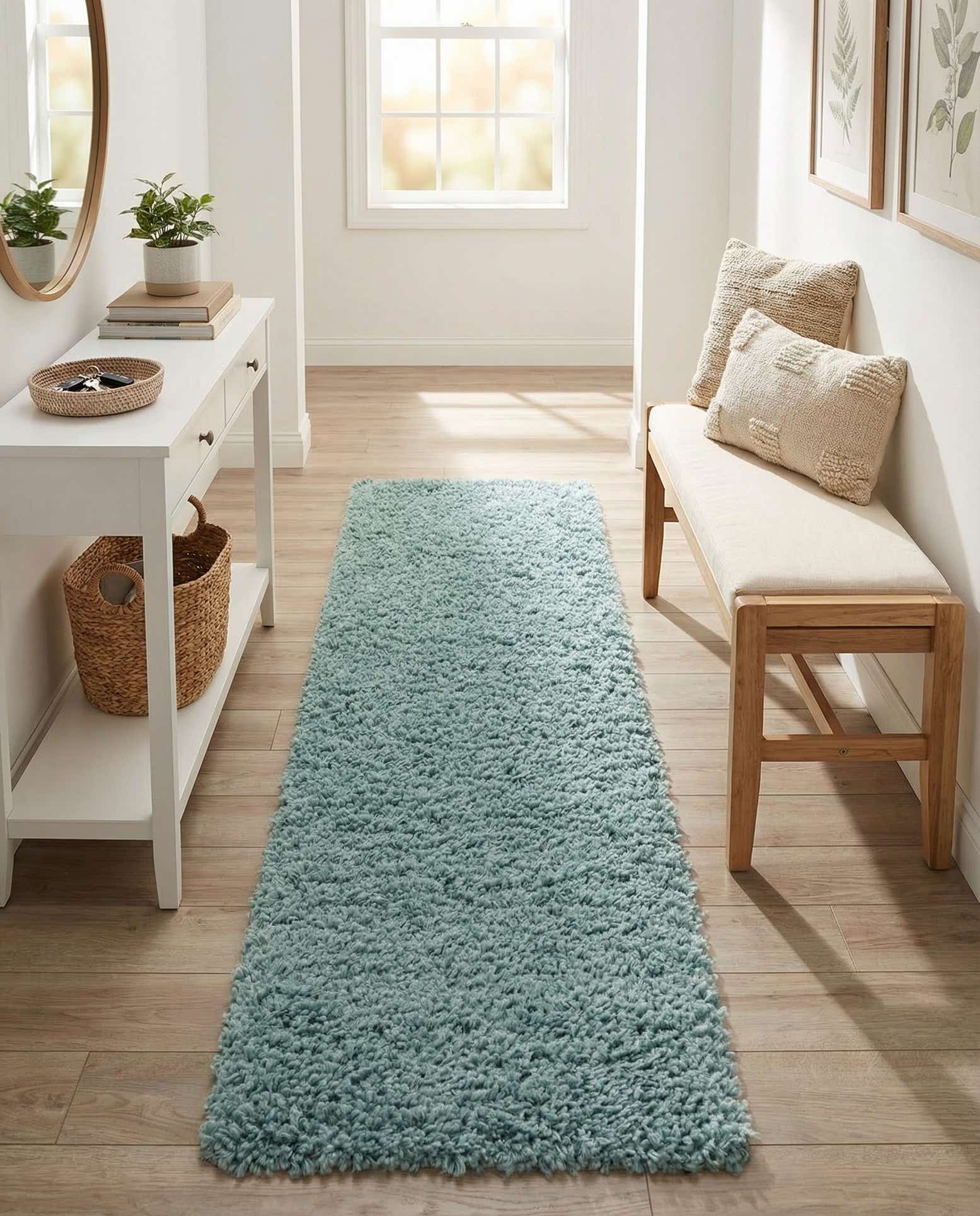 2' x 8' Zermatt Shag Runner Rug