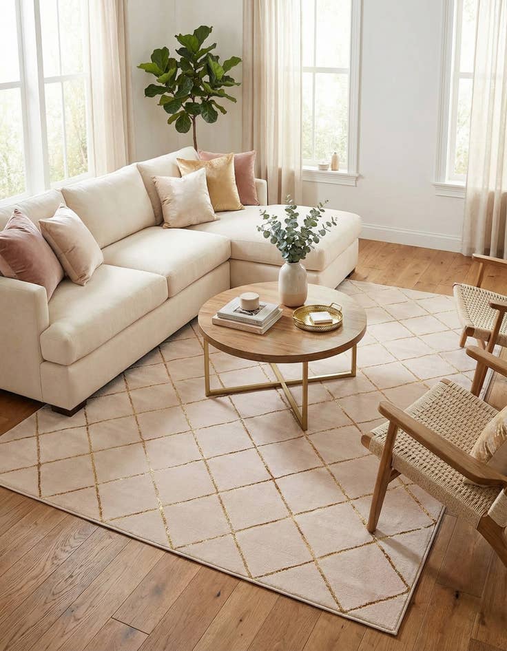 Detail image of 7' 10 x 10' Vogue Geo Rug