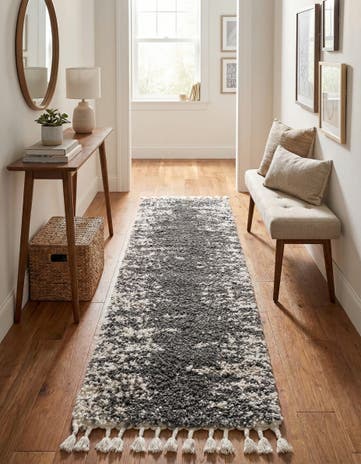 2' x 6' Serenity Shag Runner Rug