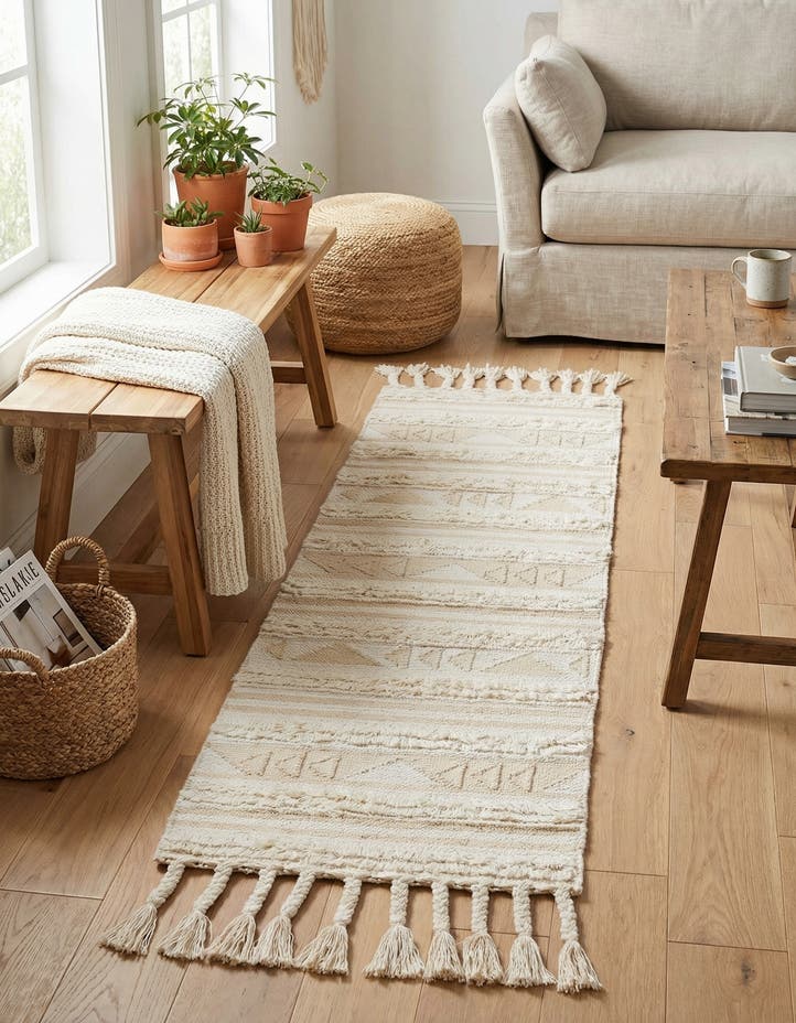 2' 2 x 6' 1 Hand Woven Arizona Wool Runner Rug