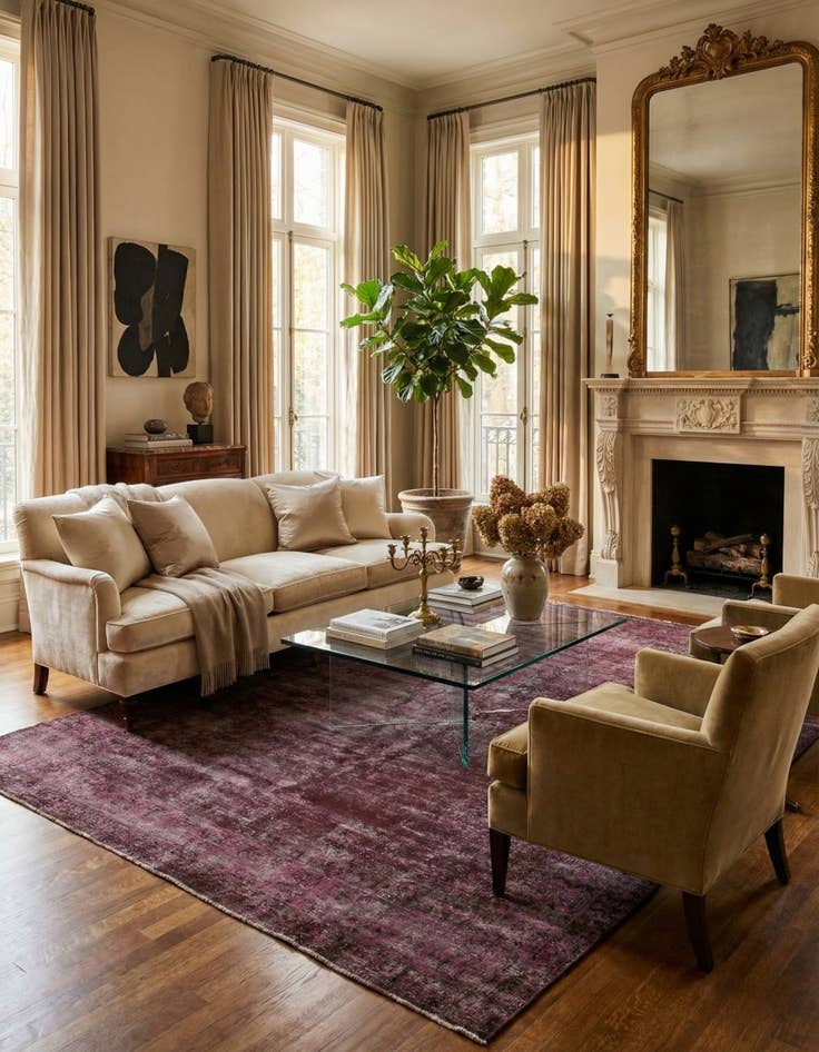 Detail image of  9' 3 x 12' 7  Hand Knotted Ultra Vintage Persian Wool Rug