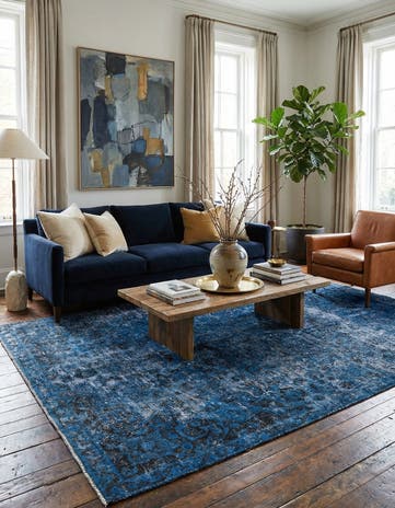 6' 4 x 9' 10 Hand Knotted Ultra Vintage Persian Wool Rug
