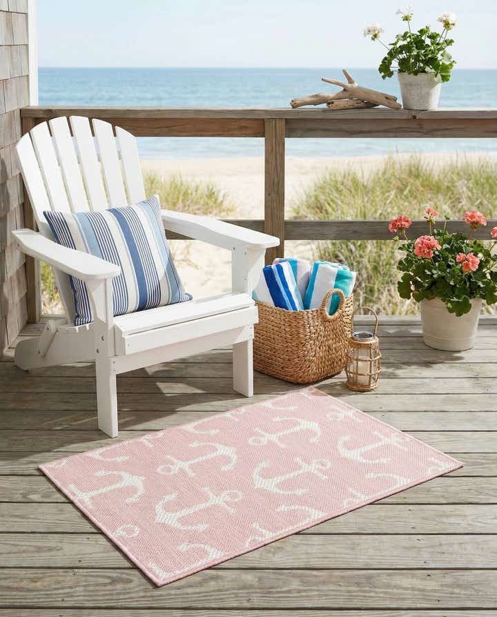 2' x 3' Easy-Clean Coastal Indoor / Outdoor Rug