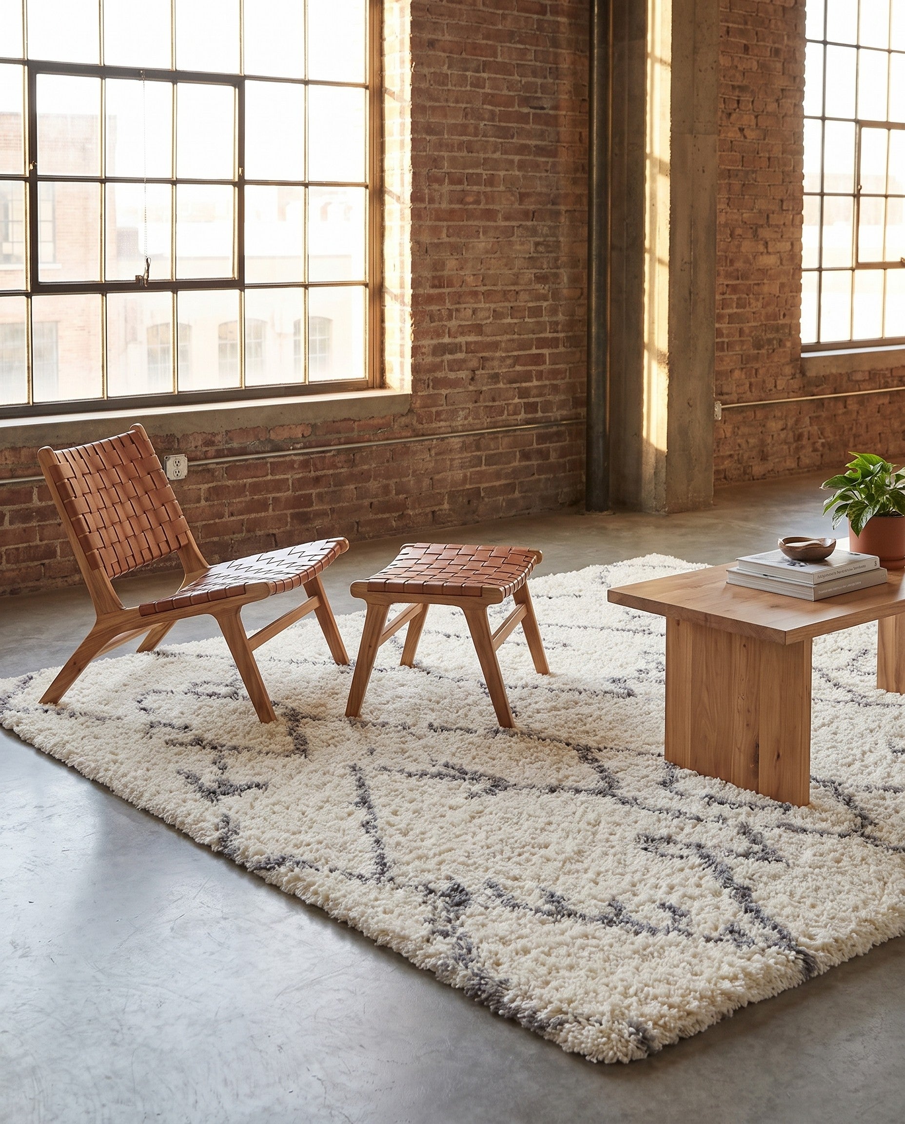 8' x 8' Infinity Shag Square Rug