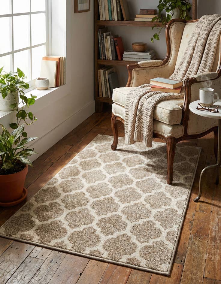 Detail image of  2' x 3' Lattice Rug