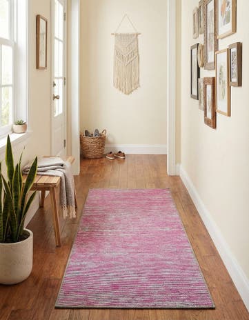 Pink Asha Runner Rug