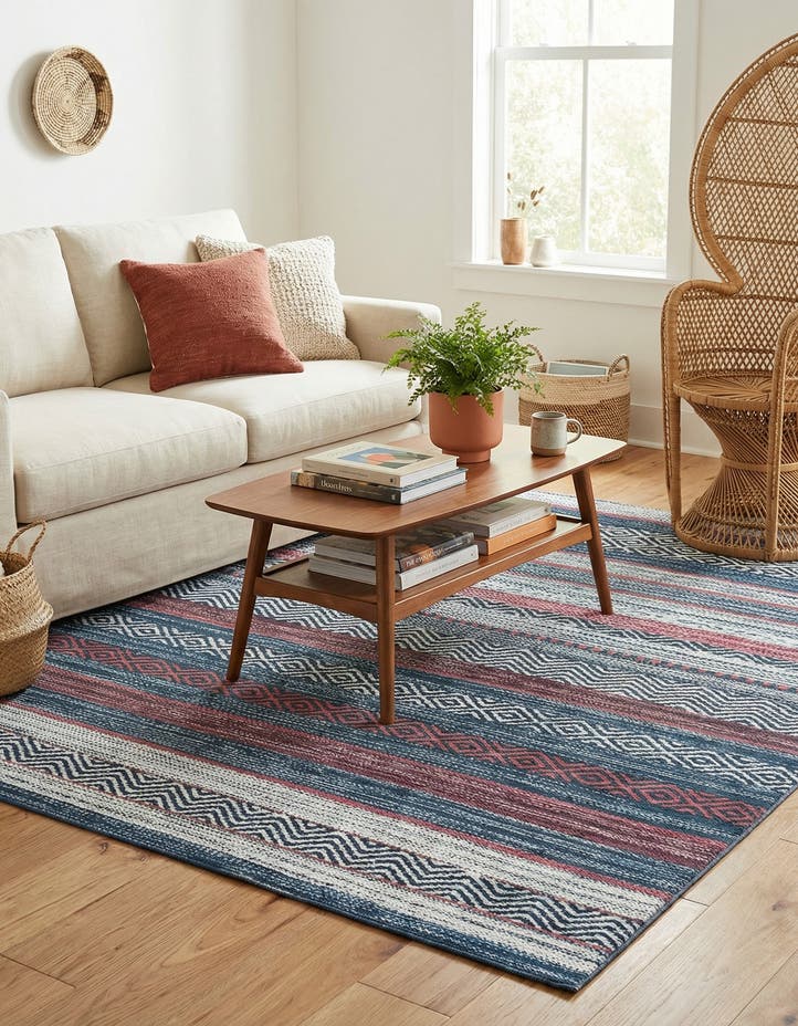 7' 10 x 7' 10 Washable Yara Square Rug