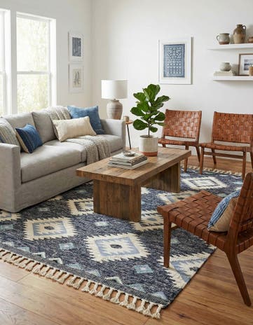 8' x 11' Hand Woven Arizona Wool Rug