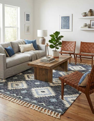 8' x 11' Hand Woven Arizona Wool Rug