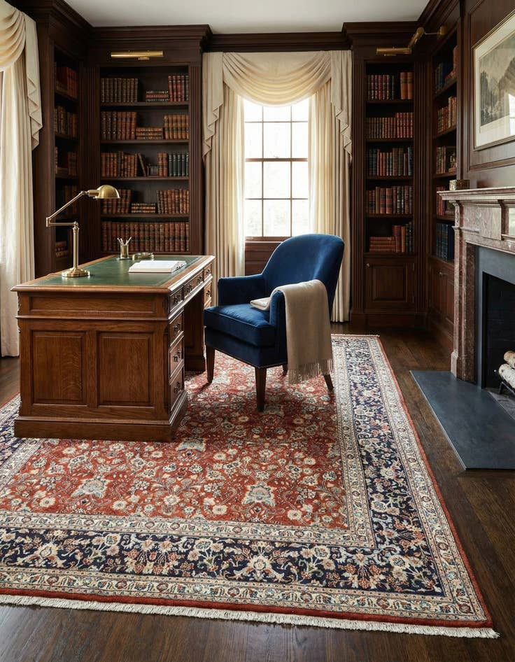 Detail image of 6' 6 x 9' 5 Mood Wool Rug