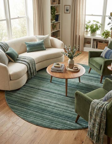 7' 3 x 7' 3 Gemstone Round Rug