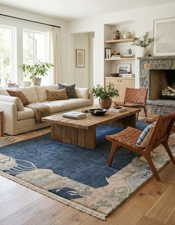 8' 4 x 11' 3 Hand Knotted Tibet Wool Rug