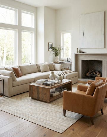 8' 1 x 10' Cowhide - Patchwork Rug