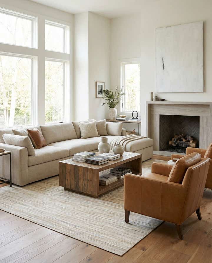 8' 1 x 10' Cowhide - Patchwork Rug