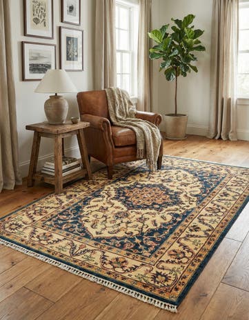 4' 1 x 6' Hand Knotted Kazak Rug