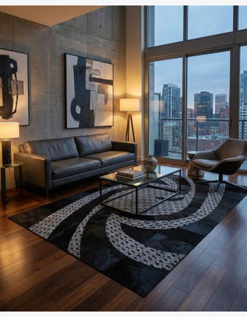 5' x 8' Cowhide - Patchwork Rug