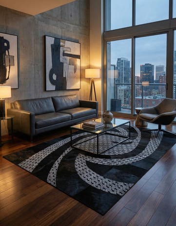 5' x 8' Cowhide - Patchwork Rug