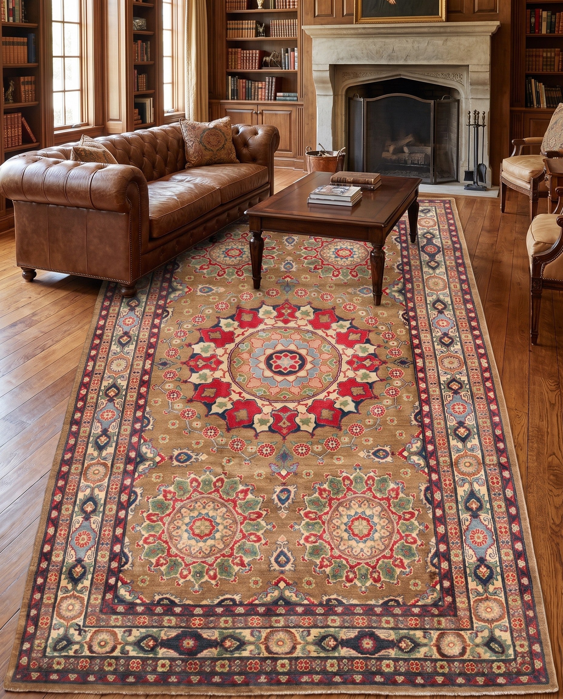 6' 7 x 10' 6 Hand Knotted Kazak Rug