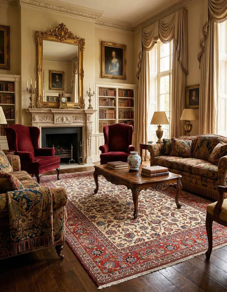 Detail image of 10' 5 x 14' 11 Hossainabad Rug