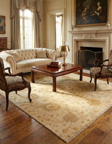 6' 9 x 9' 11 Ziegler Wool Rug