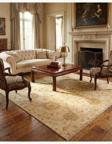 6' 9 x 9' 11 Ziegler Wool Rug