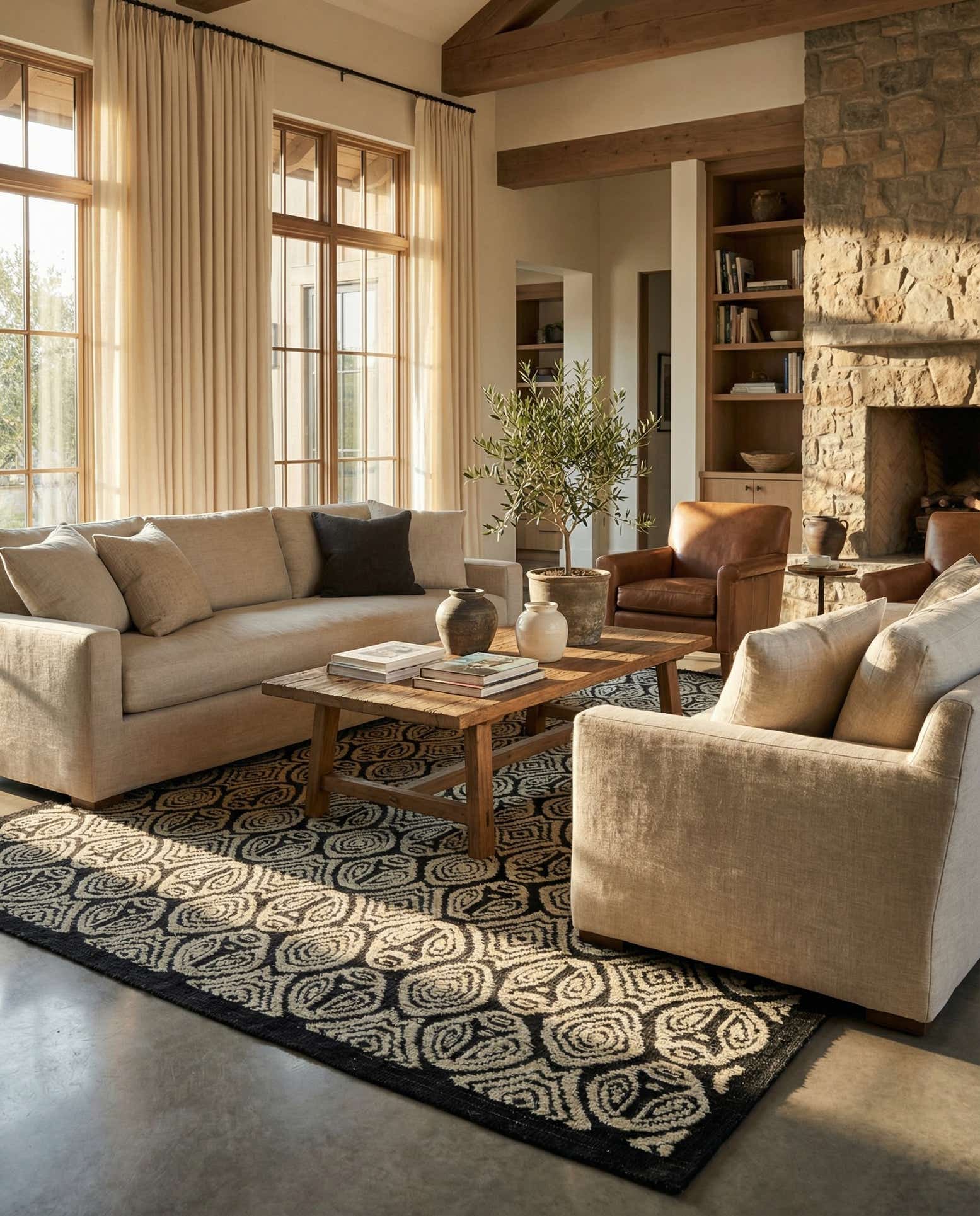 8' 6 x 10' 2 Hand Knotted Moroccan Wool Rug