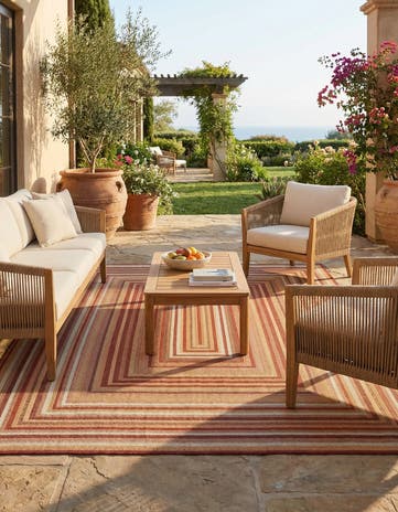 10' x 14' Easy-Clean Baja Indoor / Outdoor Rug