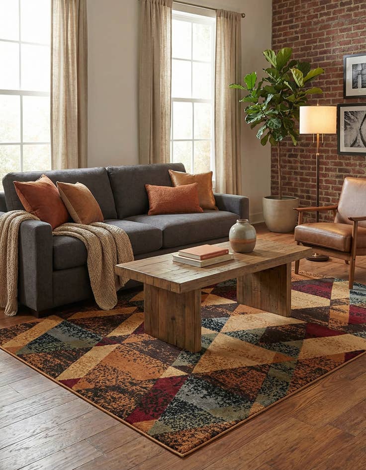 Detail image of 5' 3 x 8' Cafe Rug