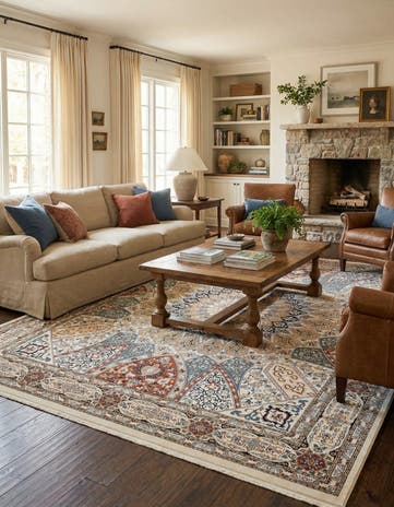 10' x 13' Nain Design Rug