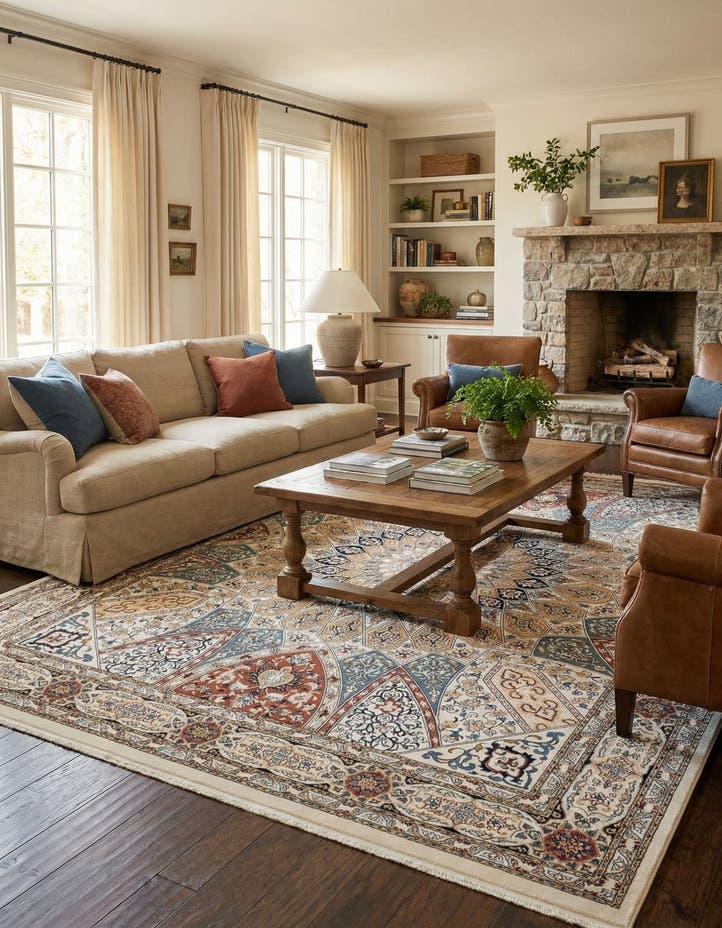 10' x 13' Nain Design Rug