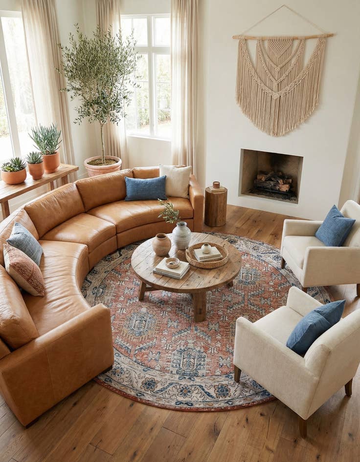 Detail image of 10' x 10' Nyla Round Rug