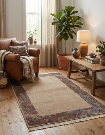 3' 2 x 5' 1 Hand Knotted Tibet Wool Rug