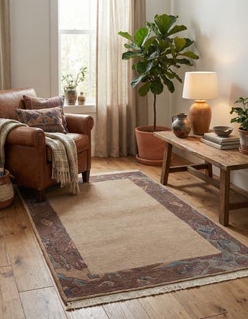 3' 2 x 5' 1 Hand Knotted Tibet Wool Rug