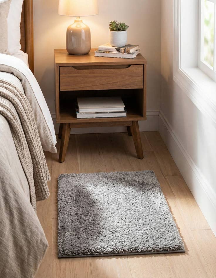 Detail image of 1' 4 x 1' 4 Jill Zarin Shaggy Chic Sample Rug