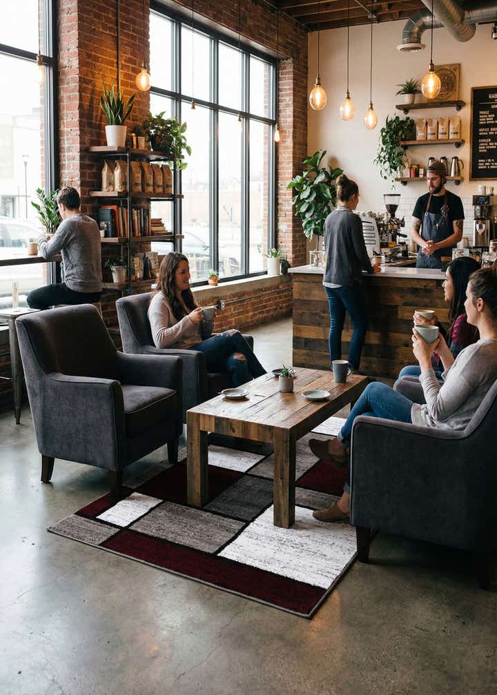 3' 3 x 5' Cafe Rug