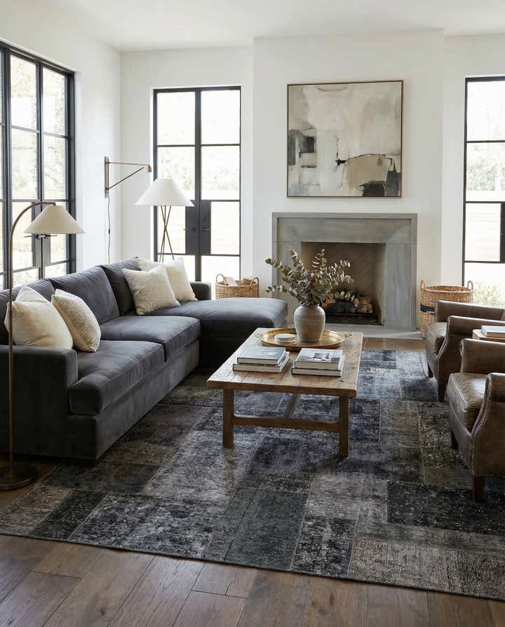 6' x 9' Hand Knotted Ultra Vintage Persian Wool Rug
