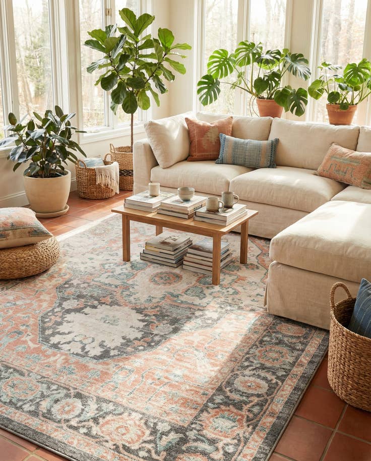 Detail image of 9' x 12' Madeline Vintage Rug