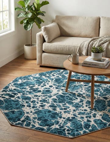 6' x 6' Oasis Octagon Rug