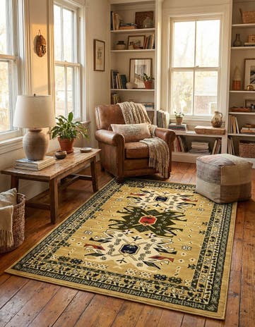 4' x 6' Heris Rug