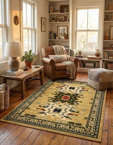 Cream Heris Rug