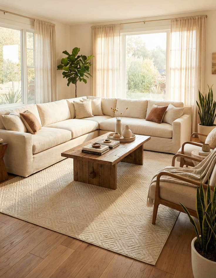 Detail image of  10' x 14'  Washable Sabrina Soto Indoor / Outdoor Rug