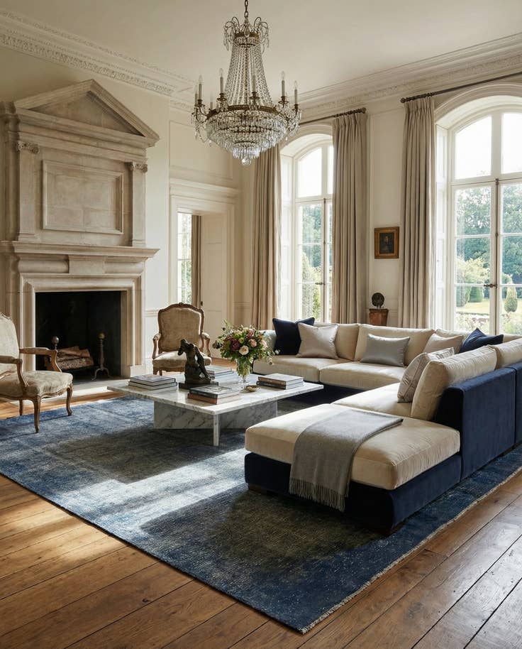 Detail image of 9' 5 x 13' 6 Vintage Royal Rug