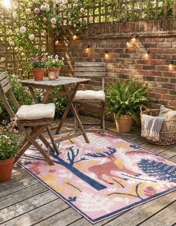5' x 7' 7 Easy-Clean Indoor / Outdoor Rug