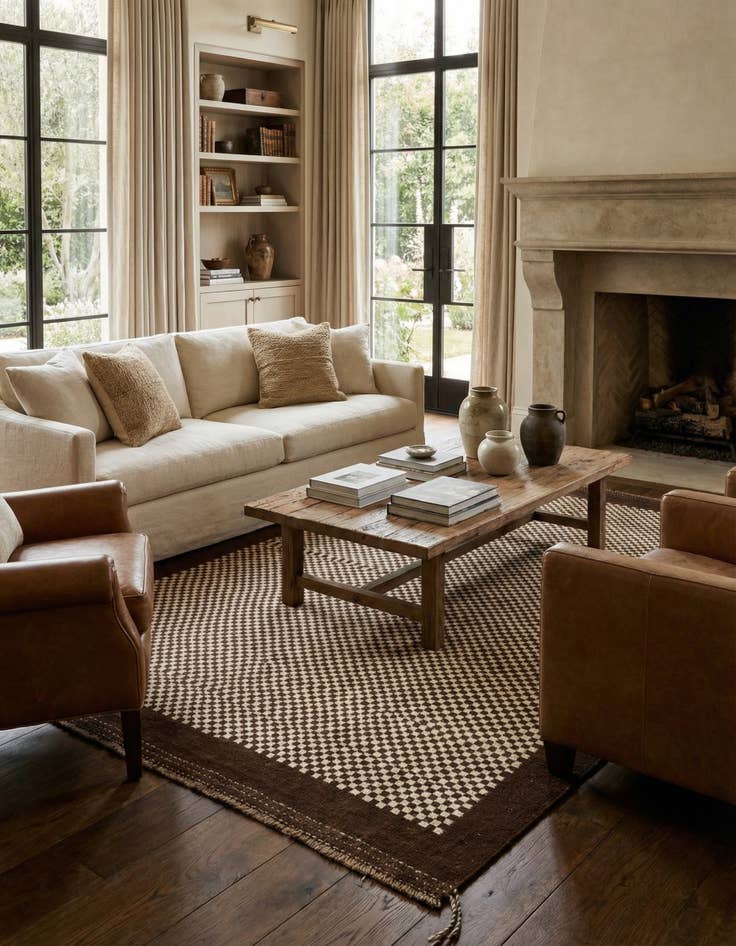 Detail image of  5' 8 x 8' 4  Hand Knotted Darya Wool Rug