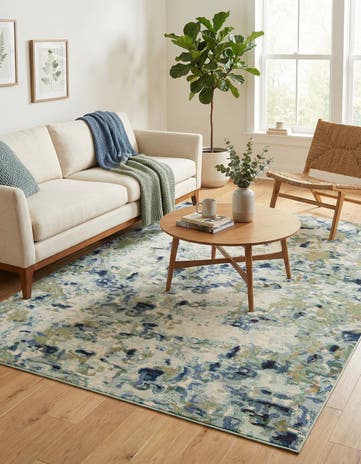 9' x 12' 2 Washable Theia Rug