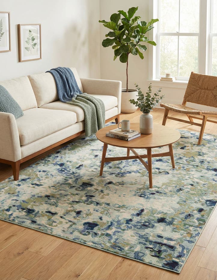 9' x 12' 2 Washable Theia Rug