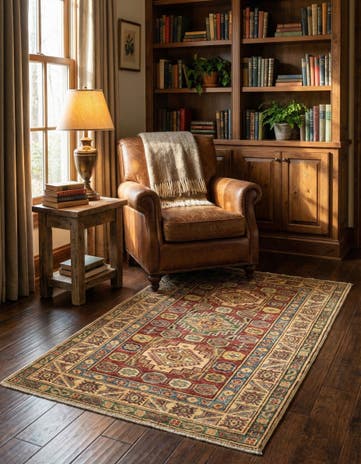 2' 7 x 4' 6 Hand Knotted Kazak Oriental Rug