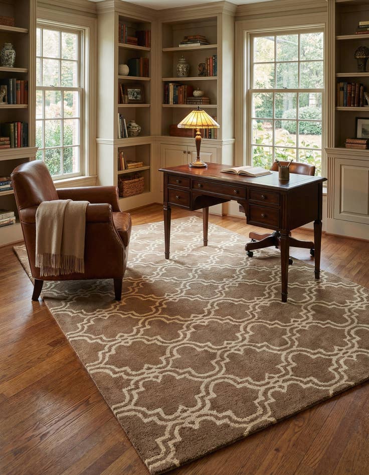 Detail image of 5' x 8' Luna Wool Rug