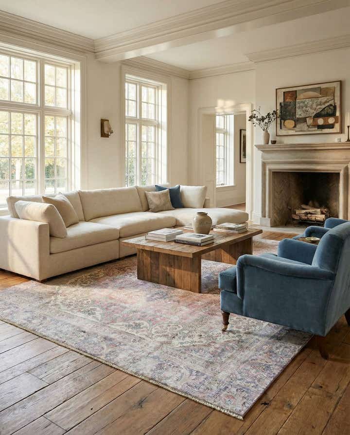 8' x 11' 3 Hand Knotted Ultra Vintage Persian Wool Rug